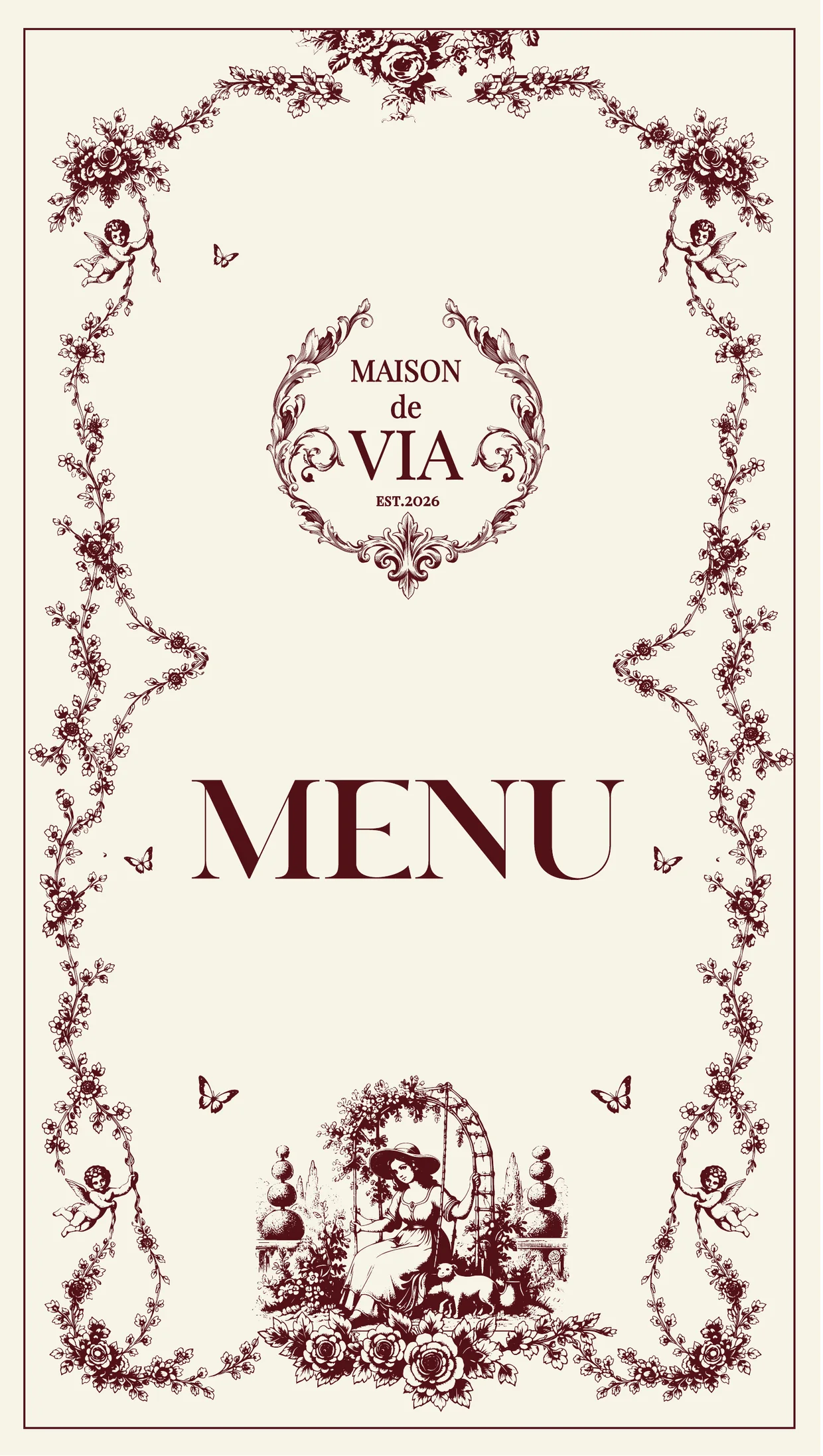 Maison de Via menü kapağı
